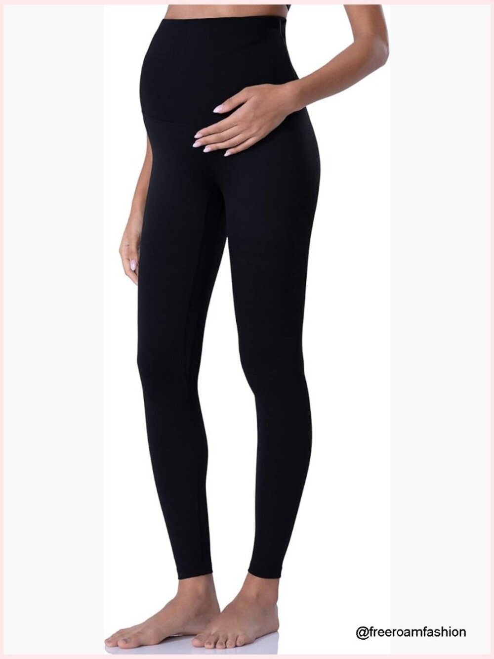 Maternity Leggings Over Belly Yoga Pants Workout Active Wear